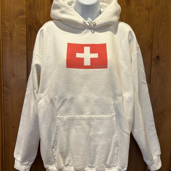 Switzerland/Swiss Flag Hoodie - Picture 4 of 11